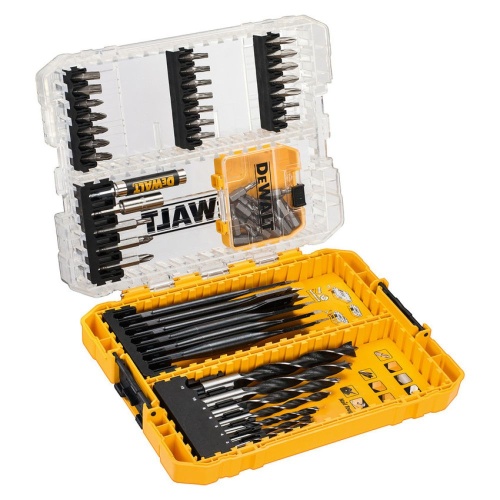 Набор оснастки по дереву DEWALT DT70768, TSTAK Medium 57 шт
