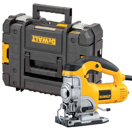 Лобзик DEWALT DW331KT, 701 Вт, 3100 ход/мин, 26 мм, в кейсе TSTAK (DW331KT-QS) Лобзик DEWALT DW331KT, 701 Вт, 3100 ход/мин, 26 мм, в кейсе TSTAK (DW331KT-QS)