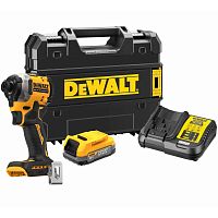Аккумуляторный шуруповерт DEWALT DCF850E1T, 18 В, 206 Нм, 3800 уд/мин, с АКБ 1.7 Ач и ЗУ, в кейсе TSTAK (DCF850E1T-QW)
