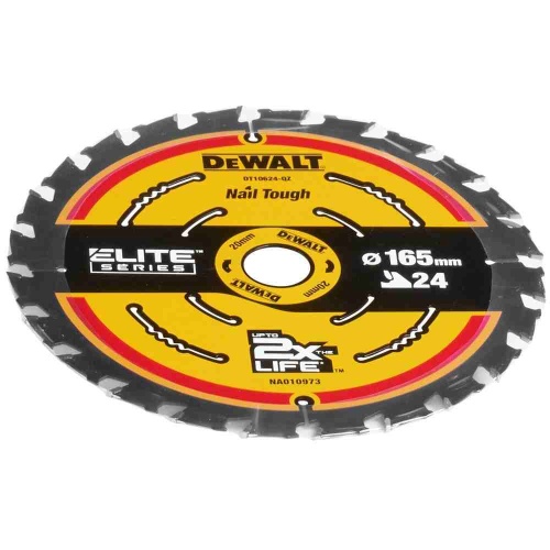 Пильный диск по дереву DEWALT DT10400, 165х20х1.65 мм (DT10400-QZ) фото 3