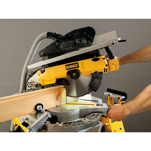 Комбинированная торцовочная пила DEWALT D27113, 1600 Вт, 305 мм, 3300 об/мин (D27113-QS) фото 8