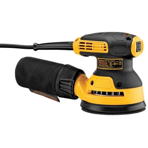 Эксцентриковая шлифмашина DEWALT DWE6423, 280 Вт, 125 мм, 12000 кол/мин (DWE6423-QS) фото 7 Эксцентриковая шлифмашина DEWALT DWE6423, 280 Вт, 125 мм, 12000 кол/мин (DWE6423-QS) фото 7