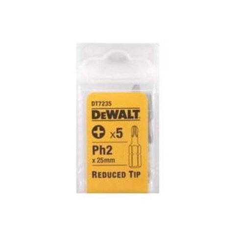 Биты DEWALT DT7235, Ph2 x 25 мм, укороченные, 5 шт. Биты DEWALT DT7235, Ph2 x 25 мм, укороченные, 5 шт.