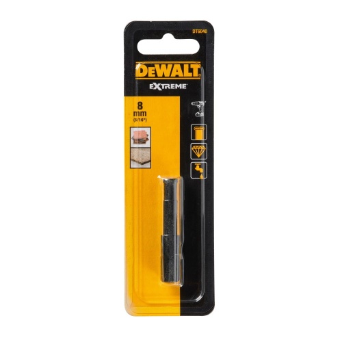 Сверло алмазное трубчатое DEWALT EXTREME, 8 мм, 1 шт. (DT6040-QZ) Сверло алмазное трубчатое DEWALT EXTREME, 8 мм, 1 шт. (DT6040-QZ)