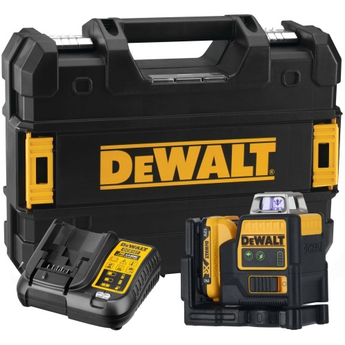 Аккумуляторный лазерный нивелир DEWALT DCE0811D1G, 12 В, зеленый луч, 35 м, с АКБ 2 Ач и ЗУ, в кейсе TSTAK (DCE0811D1G-QW) Аккумуляторный лазерный нивелир DEWALT DCE0811D1G, 12 В, зеленый луч, 35 м, с АКБ 2 Ач и ЗУ, в кейсе TSTAK (DCE0811D1G-QW)