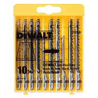Пилка для лобзика DEWALT DT2290, по дереву, 10 шт. (DT2290-QZ)