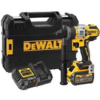 Ударная дрель-шуруповерт DEWALT DCD999T1, 18 В, 2250 об/мин, 38250 уд/мин, с АКБ 6 Ач и ЗУ, в кейсе TSTAK (DCD999N1T-QW)