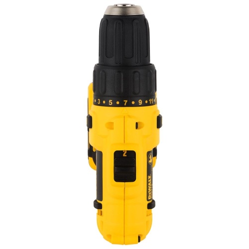 Аккумуляторная ударная дрель-шуруповерт DEWALT DCD716D2, 10.8 В, 1500 об/мин, 22500 уд/мин, с 2 АКБ 2 Ач и ЗУ, в кейсе (DCD716D2-QW) фото 3 Аккумуляторная ударная дрель-шуруповерт DEWALT DCD716D2, 10.8 В, 1500 об/мин, 22500 уд/мин, с 2 АКБ 2 Ач и ЗУ, в кейсе (DCD716D2-QW) фото 3