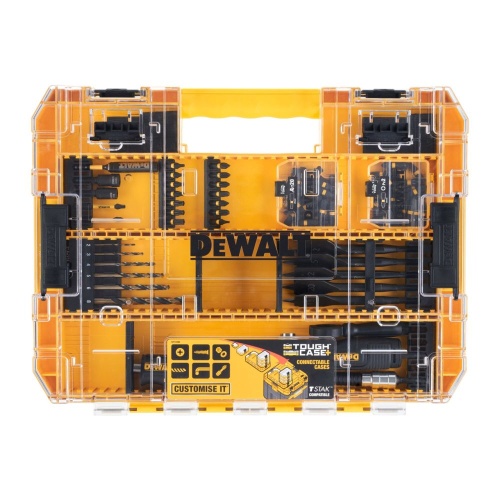 Набор насадка угловая, сверла и биты DEWALT FLEX TORQ DT70776, 85 предметов в пластиковом боксе TSTAK фото 2 Набор насадка угловая, сверла и биты DEWALT FLEX TORQ DT70776, 85 предметов в пластиковом боксе TSTAK фото 2