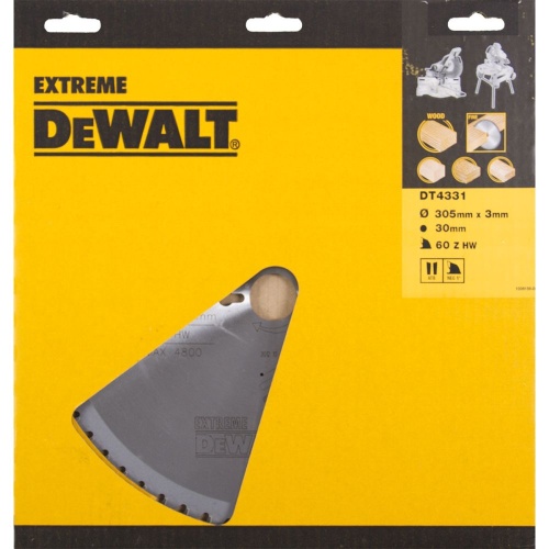 Пильный диск DEWALT EXTREME WORKSHOP DT4331, 305/30 мм. Пильный диск DEWALT EXTREME WORKSHOP DT4331, 305/30 мм.