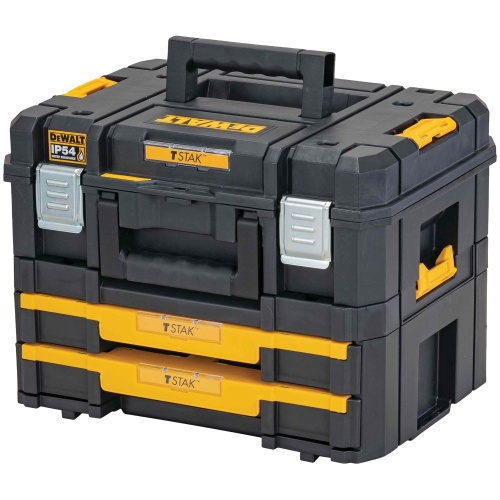 Комплект ящиков для инструмента DEWALT TSTAK DWST83395-1, 2 шт., 11 и 8 л Комплект ящиков для инструмента DEWALT TSTAK DWST83395-1, 2 шт., 11 и 8 л