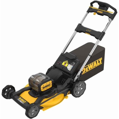 Аккумуляторная газонокосилка DEWALT DCMWP134W2, 2х18 В, 2800 об/мин, 67 л, с 2 АКБ 8 Ач и ЗУ (DCMWP134W2-QW) фото 5