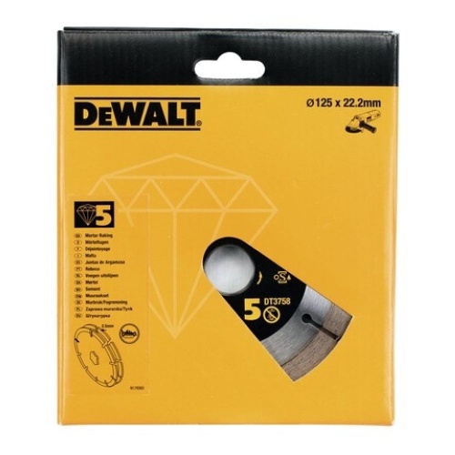 Алмазный круг двойной DEWALT DT3758, 125 x 22.2 x 6.3 мм, h=10 фото 3