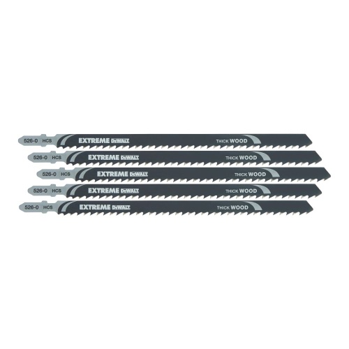Пилка для лобзика DEWALT DT2167, по дереву из высокоуглеродистой стали, HCS, 180 x 155 x 4.0 x 120 мм, T744D, 5 шт. фото 2 Пилка для лобзика DEWALT DT2167, по дереву из высокоуглеродистой стали, HCS, 180 x 155 x 4.0 x 120 мм, T744D, 5 шт. фото 2