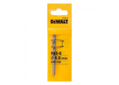 Сверло DEWALT DT5212 HSS-G 4.5mm Сверло DEWALT DT5212 HSS-G 4.5mm
