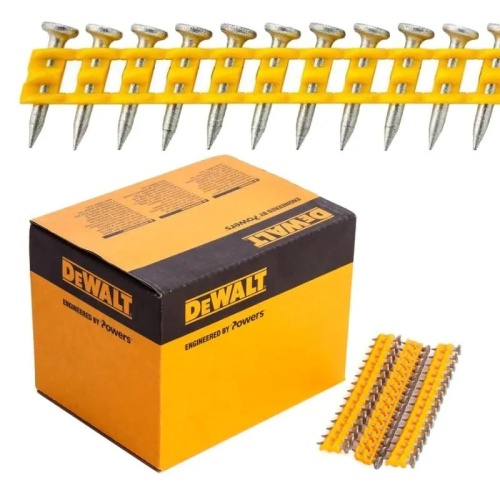 Гвозди DEWALT DCN8901035, для DCN890 по бетону, (Желтые) 2.6 x 35, оцинкованные, 1005 шт./пачка фото 2 Гвозди DEWALT DCN8901035, для DCN890 по бетону, (Желтые) 2.6 x 35, оцинкованные, 1005 шт./пачка фото 2