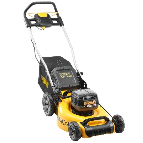 Аккумуляторная газонокосилка DEWALT DCMW564P2, 2х18 В, 3300 об/мин, 55 л, с 2 АКБ 5 Ач и ЗУ (DCMW564P2-QW) фото 2