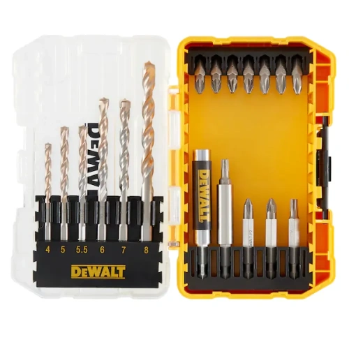 Набор сверл и бит (19 шт.) по бетону/кирпичу/камню Extreme DEWALT DT70712 Набор сверл и бит (19 шт.) по бетону/кирпичу/камню Extreme DEWALT DT70712