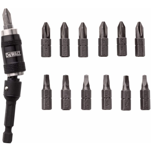 Набор бит DEWALT DWPVTC14, с магнитным держателем, PH2/SQ2, 25 мм, 14 шт. (DWPVTC14-XJ) фото 2