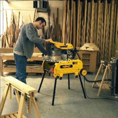 Комбинированная торцовочная-распиловочная пила DEWALT D27107, 2000 Вт, 2850 об/мин (D27107-QS) фото 4