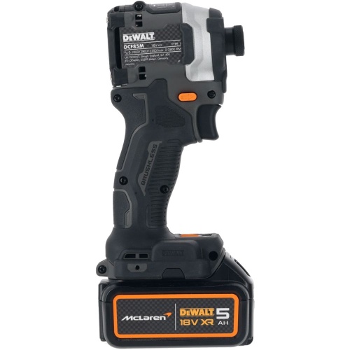 Шуруповерт DEWALT McLaren Limited Edition DCF85MP2T, 18 В, 205 Нм, 3800 уд/мин, с 2 АКБ 5 Ач и ЗУ, в кейсе TSTAK (DCF85MP2T-QW) фото 7 Шуруповерт DEWALT McLaren Limited Edition DCF85MP2T, 18 В, 205 Нм, 3800 уд/мин, с 2 АКБ 5 Ач и ЗУ, в кейсе TSTAK (DCF85MP2T-QW) фото 7