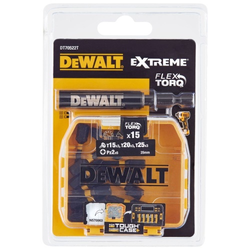 Бита DEWALT PZ2,T15,T20,T25, 25 мм, шестигранный (HEX), (DT70522T-QZ) Бита DEWALT PZ2,T15,T20,T25, 25 мм, шестигранный (HEX), (DT70522T-QZ)
