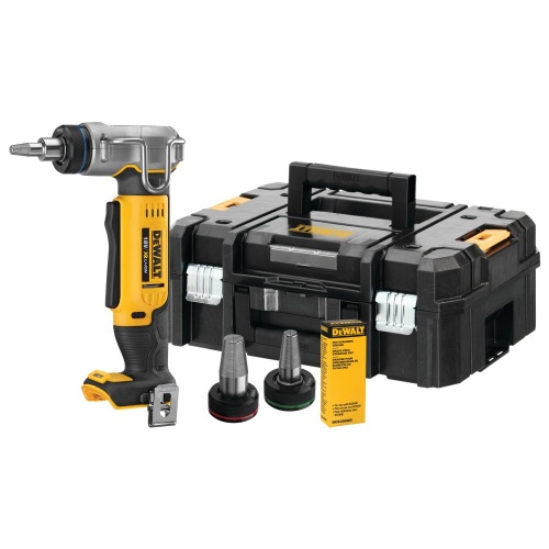 Аккумуляторный расширитель для труб DEWALT DCE400NT, 18 В, 60 ход/мин, до 25 мм, без АКБ и ЗУ, в кейсе TSTAK Аккумуляторный расширитель для труб DEWALT DCE400NT, 18 В, 60 ход/мин, до 25 мм, без АКБ и ЗУ, в кейсе TSTAK