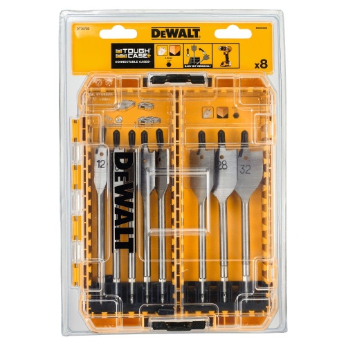 Набор сверл DEWALT DT70750-QZ по дереву, 12-32 мм, 8 шт. (DT70750-QZ) Набор сверл DEWALT DT70750-QZ по дереву, 12-32 мм, 8 шт. (DT70750-QZ)