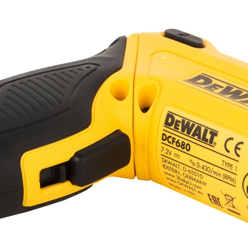 Аккумуляторная отвертка DEWALT DCF680G2, 7.2 В, 430 об/мин, с 2 АКБ 1 Ач и ЗУ, в кейсе (DCF680G2-QW) фото 4 Аккумуляторная отвертка DEWALT DCF680G2, 7.2 В, 430 об/мин, с 2 АКБ 1 Ач и ЗУ, в кейсе (DCF680G2-QW) фото 4