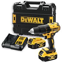 Аккумуляторная дрель-шуруповерт DEWALT DCD771D2, 20 В, 1750 об/мин, с 2 АКБ 2 Ач и ЗУ, в кейсе (DCD771D2-A9)