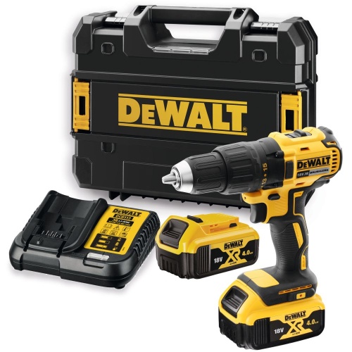 Аккумуляторная дрель-шуруповерт DEWALT DCD771D2, 20 В, 1750 об/мин, с 2 АКБ 2 Ач и ЗУ, в кейсе (DCD771D2-A9)