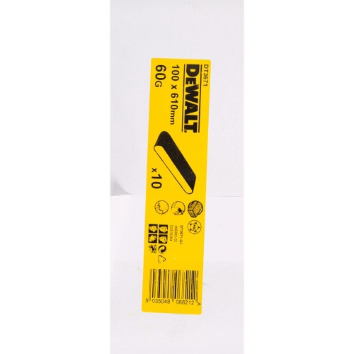 Шлифленты DEWALT DT3671, 100 x 610 мм, 60G, 10 шт. Шлифленты DEWALT DT3671, 100 x 610 мм, 60G, 10 шт.