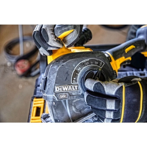 Аккумуляторный штроборез DEWALT DCG200NT, 54 В, 125 мм, 9000 об/мин, без АКБ и ЗУ, в кейсе TSTAK (DCG200NT-XJ) фото 7
