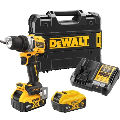 Аккумуляторная дрель-шуруповерт DEWALT DCD800P2, 18 В, 2000 об/мин, с 2 АКБ 5 Ач и ЗУ, в кейсе TSTAK (DCD800P2-QW) Аккумуляторная дрель-шуруповерт DEWALT DCD800P2, 18 В, 2000 об/мин, с 2 АКБ 5 Ач и ЗУ, в кейсе TSTAK (DCD800P2-QW)