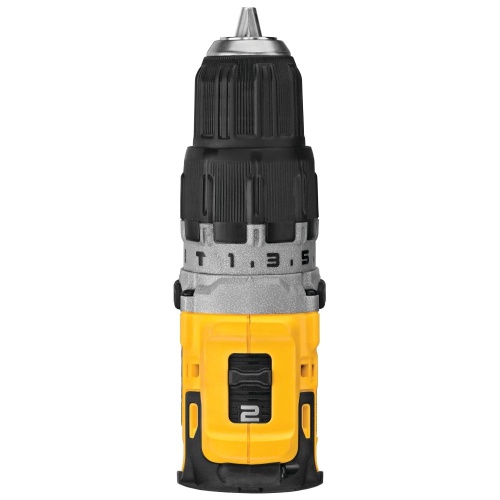 Ударная дрель-шуруповерт DEWALT DCD706D2, 12 В, 1500 об/мин, 25500 уд/мин, с 2 АКБ 2 Ач и ЗУ, в кейсе TSTAK (DCD706D2-QW) фото 4