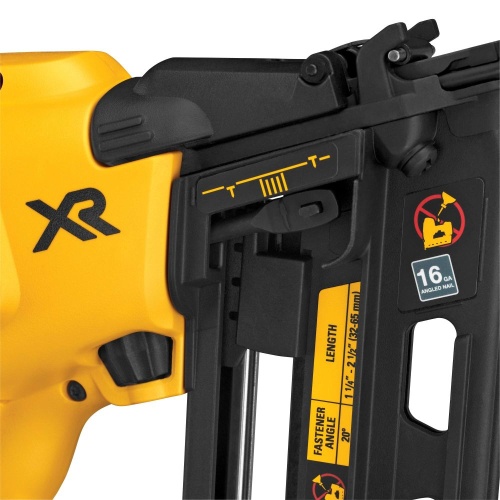 Аккумуляторный шпилькозабивной пистолет DEWALT DCN660P2, 18 В, 48 Дж, c 2 АКБ 5 Ач, ЗУ, в сумке фото 5