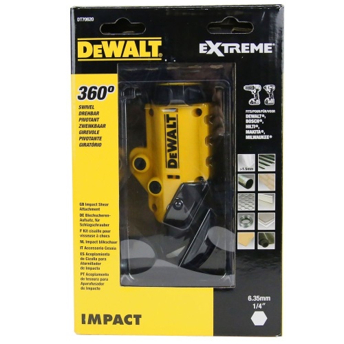 Насадка ножницы по металлу DEWALT (DT70620-QZ) фото 3 Насадка ножницы по металлу DEWALT (DT70620-QZ) фото 3