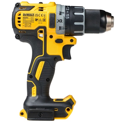 Аккумуляторная дрель-шуруповерт DEWALT DCD791NT, 18 В, 2000 об/мин, без АКБ и ЗУ, в кейсе TSTAK (DCD791NT-XJ) фото 7