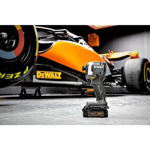 Аккумуляторный шуруповерт DEWALT McLaren Limited Edition DCF85ME2GT, 18 В, 205 Нм, с 2 АКБ 1.7 Ач и ЗУ, в кейсе TSTAK (DCF85ME2GT-QW) фото 2
