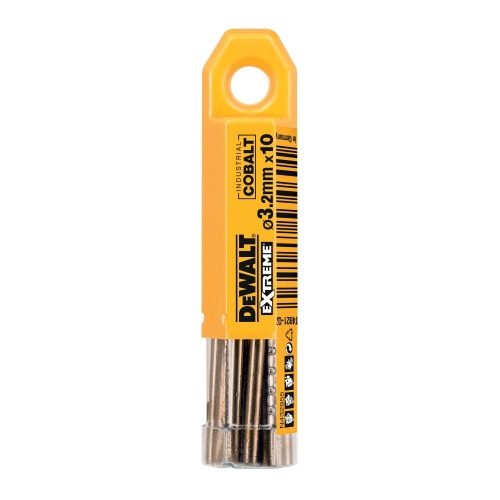 Сверло DEWALT DT4923, по металлу COBALT 5%, 3.5 x 70 x 39 мм, 10 шт.