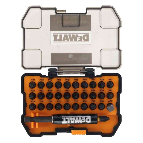 Набор бит DEWALT McLaren Limited Edition DT70900T, PH/PZ/Torx, 25 мм, 32 шт., в кейсе (DT70900T-QZ) фото 8