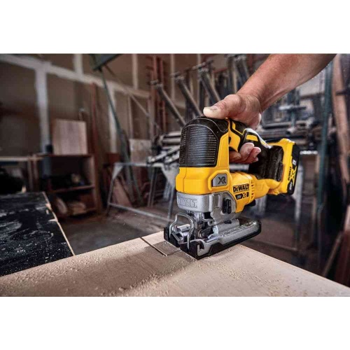 Аккумуляторный лобзик DEWALT DCS334B, 20 В, 3200 ход/мин, 26 мм, без АКБ и ЗУ (DCS334B-XJ) фото 5