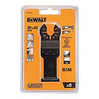 Погружное пильное полотно DEWALT DT20723, биметаллическое 43 x 30 мм, 5 шт. для DT20701