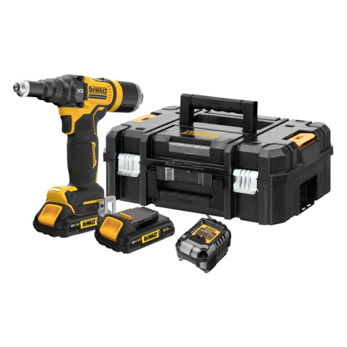 Аккумуляторный заклепочный пистолет DEWALT DCF403D2GT, 18 В, в кейсе TSTAK (DCF403D2GT-QW) Аккумуляторный заклепочный пистолет DEWALT DCF403D2GT, 18 В, в кейсе TSTAK (DCF403D2GT-QW)