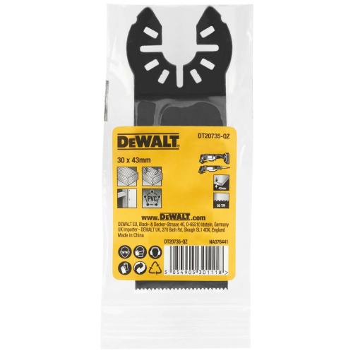 Пильное полотно по дереву с гвоздями DEWALT DT20735, для реноватора, 30х43 мм фото 3 Пильное полотно по дереву с гвоздями DEWALT DT20735, для реноватора, 30х43 мм фото 3