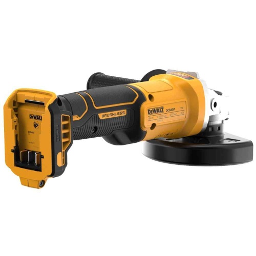 Аккумуляторная угловая шлифмашина DEWALT DCG407N, 18 В, 125 мм, 9000 об/мин, без АКБ и ЗУ (DCG407N-XJ) фото 4 Аккумуляторная угловая шлифмашина DEWALT DCG407N, 18 В, 125 мм, 9000 об/мин, без АКБ и ЗУ (DCG407N-XJ) фото 4