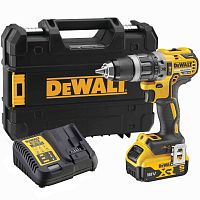 Дрель-шуруповерт DEWALT DCD796P1, 18 В, 2000 об/мин, 34000 уд/мин, с АКБ 5 Ач и ЗУ, в кейсе TSTAK (DCD796P1-QW)