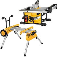 Пила DWE7485RS-QS DEWALT настольная + стол DE7400 1850 Вт, 210х30 мм