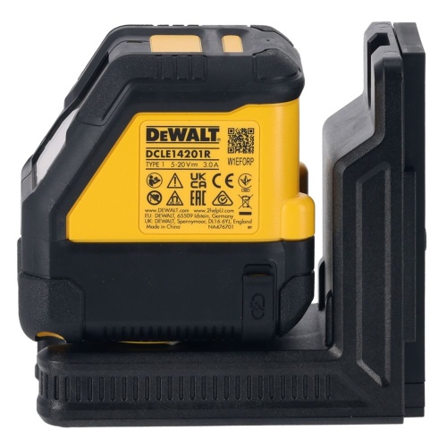 Аккумуляторный лазерный нивелир DEWALT DCLE14201RB, красный луч, 30 м, в чехле (DCLE14201RB-XJ) фото 5 Аккумуляторный лазерный нивелир DEWALT DCLE14201RB, красный луч, 30 м, в чехле (DCLE14201RB-XJ) фото 5