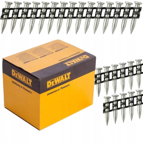 Гвозди DEWALT DCN8902015, для DCN890 по бетону, (Черные) 3.7 x 15, оцинкованные, 1005 шт./пачка фото 2